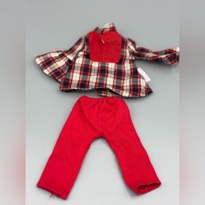 Corolle, Les Cheries, Red Plaid Doll Outfit